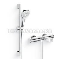 Душевой комплект Гарнитур Hansgrohe Croma Select E Vario 26582400 + Смеситель Finoris 76420000 хром