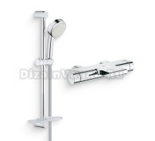 Душевой комплект Термостат Grohe Grohtherm 2000 New 34174001 для ванны с душем + Гарнитур New Tempesta Cosmopolitan 27577002