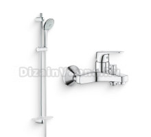 Душевой комплект Смеситель Grohe BauFlow 23601000 + Гарнитур Euphoria 110 Massage 27226001