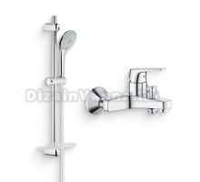 Душевой комплект Смеситель Grohe BauFlow 23601000 + Гарнитур Euphoria 110 Massage 27231001
