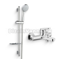 Душевой комплект Смеситель Bravat Eler F6191238CP-01 + Гарнитур D152CP-3-RUS хром