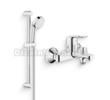 Душевой комплект Смеситель Grohe BauLoop 23341000 + Гарнитур Tempesta Cosmopolitan 27578002
