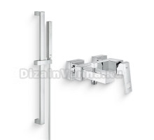 Душевой комплект Смеситель Grohe Eurocube 23140000 + Гарнитур Euphoria Cube 27936000