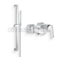 Душевой комплект Смеситель Grohe Eurocube 23140000 + Гарнитур Euphoria Cube Stick 27891000