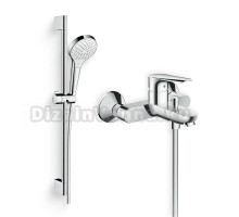 Душевой комплект Смеситель Hansgrohe Logis E 71403000 + Гарнитур Croma Select S Vario 26562400