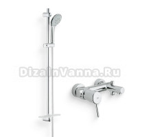 Душевой комплект Смеситель Grohe Concetto 32211001 + Гарнитур Euphoria 110 Champagne 27227001