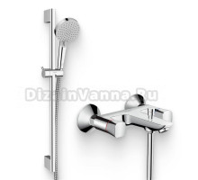 Душевой комплект Смеситель Hansgrohe Logis 71243000 + Гарнитур Vernis Blend 26275000 хром