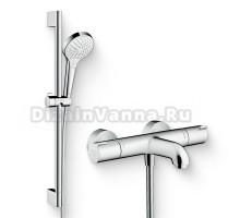 Душевой комплект Термостат Hansgrohe Ecostat 1001 CL ВМ 13201000 для ванны с душем + Гарнитур Croma Select S Vario 26562400