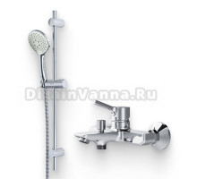 Душевой комплект Смеситель AM.PM X-Joy S F85B10000 + Гарнитур Gem F0190100 хром