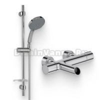 Душевой комплект Термостат Jacob Delafon Toobi E8992-CP для ванны с душем + Гарнитур Citrus E12980-CP