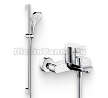 Душевой комплект Смеситель Hansgrohe Metris 31480000 + Гарнитур Croma Select E Multi 26590400