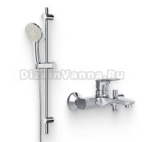 Душевой комплект Смеситель AM.PM Spirit V2.1 F71A10000 + Гарнитур Gem F0190000 хром