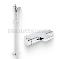 Душевой комплект Термостат Grohe Grohtherm 2000 New 34464001 для ванны с душем + Гарнитур Euphoria 110 Massage 27226001