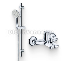 Душевой комплект Смеситель AM.PM Joy F85E10000 + Гарнитур Gem F0190000 хром