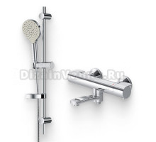 Душевой комплект Термостат AM.PM X-Joy F85A50000 для душа + Гарнитур Like F0180064