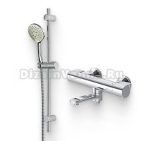 Душевой комплект Термостат AM.PM X-Joy F85A50000 для душа + Гарнитур Gem F0190100 хром