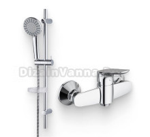 Душевой комплект Смеситель для душа Damixa RedBlu Origin Bit 772000000 + Гарнитур RedBlu Palace One 914100000