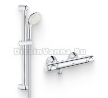 Душевой комплект Термостат Grohe Grohtherm 34793000 для душа + Гарнитур Tempesta New 27598001