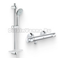 Душевой комплект Термостат Grohe Grohtherm 34793000 для душа + Гарнитур Euphoria 110 Massage 27243001