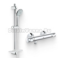 Душевой комплект Термостат Grohe Grohtherm 34793000 для душа + Гарнитур Euphoria 110 Mono 27266001