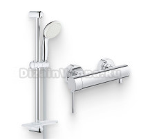 Душевой комплект Смеситель для душа Grohe Essence New 33636001 + Гарнитур Tempesta New 27926001