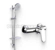 Душевой комплект Смеситель для душа Bravat Eler F9191238CP-01 + Гарнитур Waterfall D154CP-2-RUS