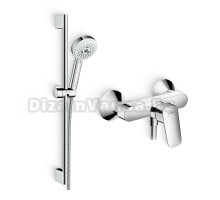 Душевой комплект Смеситель для душа Hansgrohe Logis 71600000 + Гарнитур Crometta 100 Multi 26650400