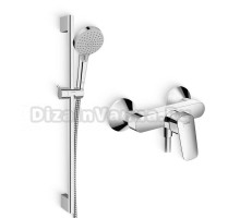 Душевой комплект Смеситель для душа Hansgrohe Logis 71600000 + Гарнитур Vernis Blend 26275000 хром