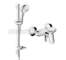 Душевой комплект Смеситель для душа Hansgrohe Logis 71600000 + Гарнитур Raindance Select E 120 26620000
