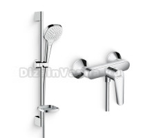 Душевой комплект Смеситель для душа Hansgrohe Logis E 71602000 + Гарнитур Croma Select E 26586400