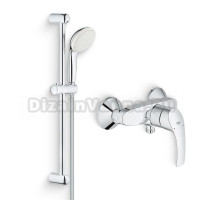 Душевой комплект Смеситель для душа Grohe Eurosmart New 33555002 + Гарнитур Tempesta New 27924001