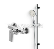 Душевой комплект Смеситель для душа AM.PM Tender F45A20000 + Гарнитур Gem F0190000 хром