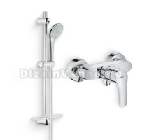 Душевой комплект Смеситель для душа Grohe Eurosmart 33555003 + Гарнитур Euphoria 110 Massage 27231001