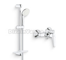 Душевой комплект Смеситель для душа Grohe BauFlow 23632000 + Гарнитур Tempesta New 27926001