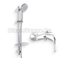 Душевой комплект Смеситель для душа Bravat Fit F9135188CP-01-RUS + Гарнитур Waterfall D154CP-2-RUS