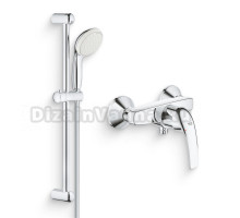 Душевой комплект Смеситель для душа Grohe BauCurve 23631000 + Гарнитур Tempesta New 27598001