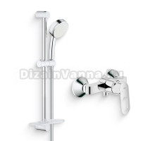 Душевой комплект Смеситель для душа Grohe BauLoop 23340000 + Гарнитур Tempesta Cosmopolitan 26083002