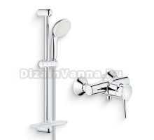 Душевой комплект Смеситель для душа Grohe Start Classic 23786000 + Гарнитур Tempesta New 27926001