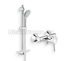 Душевой комплект Смеситель для душа Grohe Start Classic 23786000 + Гарнитур Euphoria 110 Duo 27230001