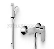 Душевой комплект Смеситель для душа Hansgrohe Vernis Blend 71646000 хром + Гарнитур Croma Select E 26592400