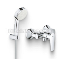 Душевой комплект Смеситель для душа Grohe BauEdge 23635001 + Гарнитур Tempesta Cosmopolitan 26084002