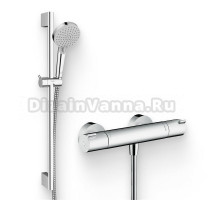 Душевой комплект Термостат Hansgrohe Ecostat 1001 CL ВМ 13211000 для душа + Гарнитур Vernis Blend 26275000 хром