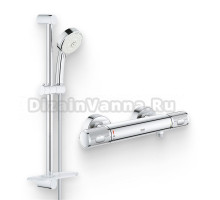 Душевой комплект Термостат Grohe Grohtherm 1000 Performance для душа + Гарнитур New Tempesta Cosmopolitan 27577002