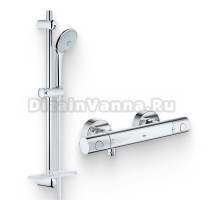 Душевой комплект Термостат Grohe Grohtherm 800 Cosmopolitan 34765000 для душа + Гарнитур Euphoria 110 Massage 27231001