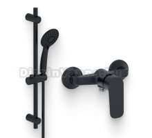 Душевой комплект Смеситель для душа Jacob Delafon Oscar E29843-BL + Гарнитур E29848-BL