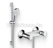 Душевой комплект Смеситель для душа Hansgrohe Logis 71263000 + Гарнитур Crometta Vario 650 26532400