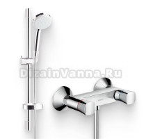 Душевой комплект Смеситель для душа Hansgrohe Logis 71263000 + Гарнитур Croma 100 Vario 27771000 Unica C