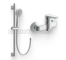 Душевой комплект Смеситель для душа Cersanit Vero 63062 хром + Гарнитур Neno 63068 хром