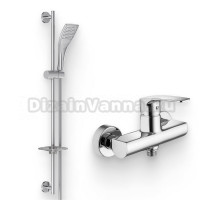 Душевой комплект Смеситель для душа Jacob Delafon Strayt E45371-CP + Гарнитур Eo E99940-CP