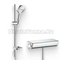 Душевой комплект Термостат Hansgrohe Ecostat Select 13161000 для душа + Гарнитур Raindance Select E 120 26620000